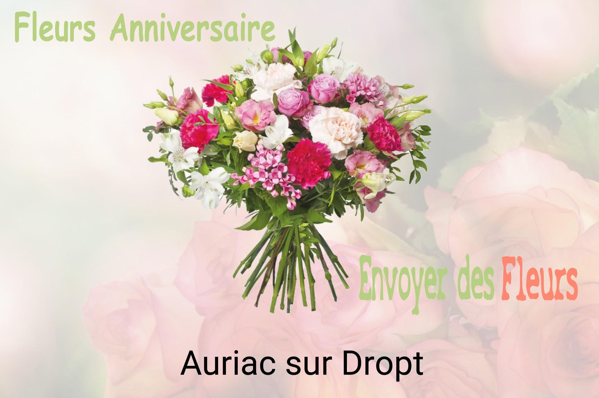 Bouquet de fleurs d’anniversaire livré à Auriac-sur-Dropt