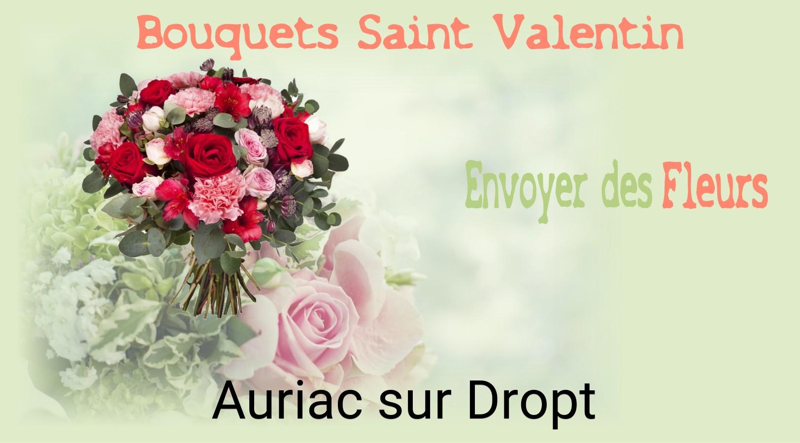 Roses de Saint-Valentin livrées à Auriac-sur-Dropt